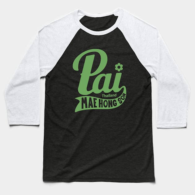 Embrace Pai's Bohemian Charm with Our Unique Shirt Design Baseball T-Shirt by Boogosh